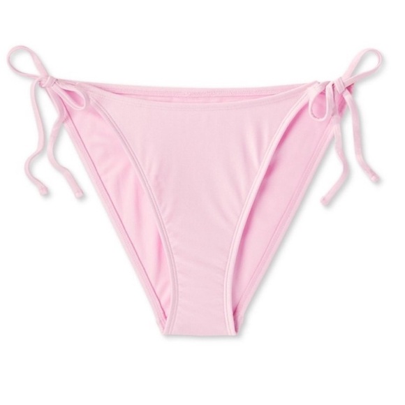 Wild Fable Light Pink Side-Tie Scoop Front Bikini Bottom - Picture 4 of 4